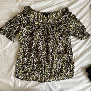 J Crew floral dress top